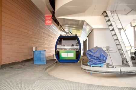 Station of ropeway on Krasnaya Polyana
