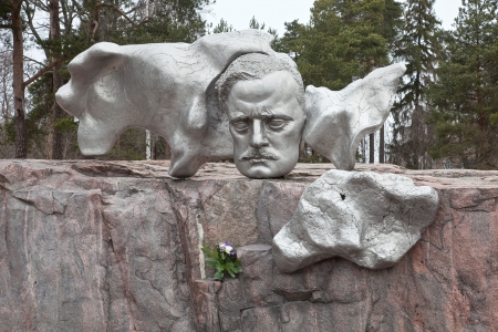 Famous Finnish composer Jean Sibelius.のeditorial素材