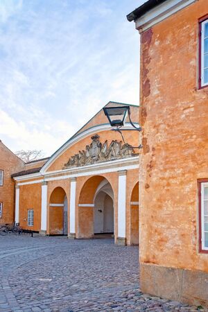 Ancient castle on the shore of the strait of Oresund in Denmarkのeditorial素材