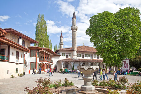 Ancient palace complex, former residence of the Crimean khansのeditorial素材