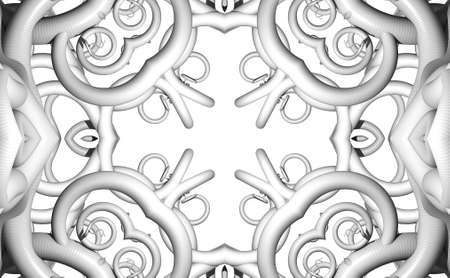 Pattern from a fractal 