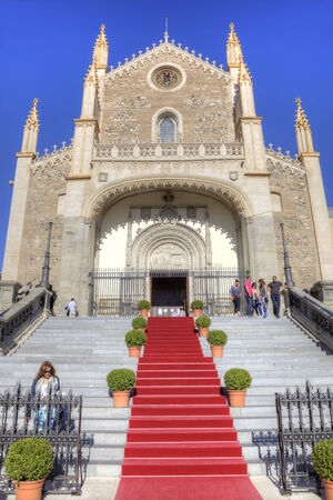 Spain, Madrid - May 02.2014: Church of San JerÃ³nimo el Realのeditorial素材