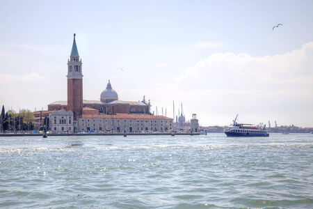 IITALY, VENICE - May 01.2014: Island of San Giorgio Maggiore