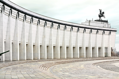 RUSSIA, MOSCOW - November 11.2014: The facade of the Museum of the Great Patriotic Warのeditorial素材