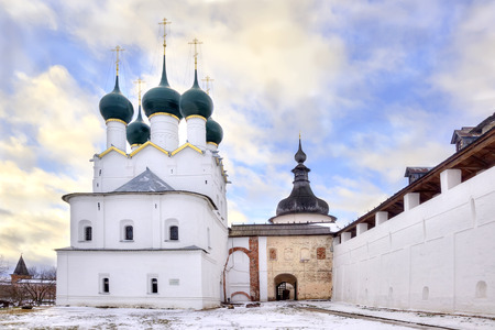 RUSSIA, ROSTOV - January 03.2015: Eldest city of Russia. Included in the Gold Ring of Russia. Kremlin is in city Rostovのeditorial素材