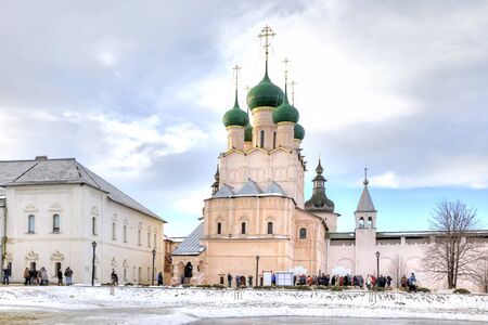 RUSSIA, ROSTOV - January 03.2015: Eldest city of Russia. Included in the Gold Ring of Russia. Kremlin is in city Rostovのeditorial素材
