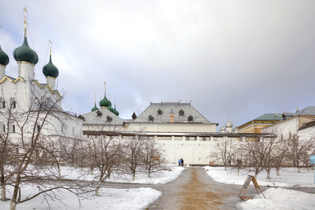 RUSSIA, ROSTOV - January 03.2015: Eldest city of Russia. Included in the Gold Ring of Russia. Kremlin is in city Rostovのeditorial素材