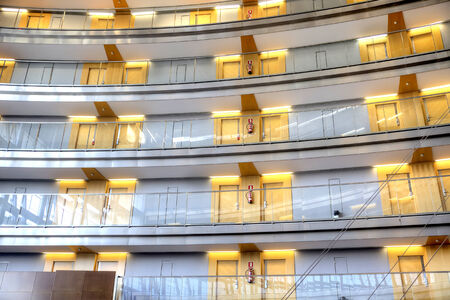 SPAIN, BARCELONA - May 5.2014: Interior of modern municipal hotelのeditorial素材