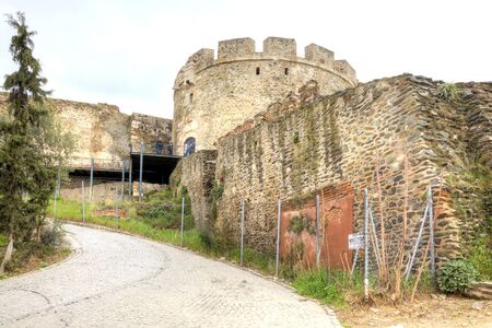 Ancient saved fortress tower of old city