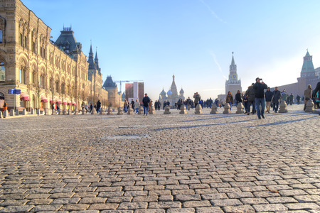 MOSCOW, RUSSIA - November 07.2018: Red Square. Historical, spiritual and cultural center of the cityのeditorial素材