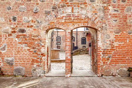 Republic of Belarus. Mir Castle Complex. Former possessions of the princes of the Radziwills. Late 15th centuryのeditorial素材