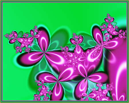 Texture. Abstract fractal. Computer graphics. Illustrationの写真素材
