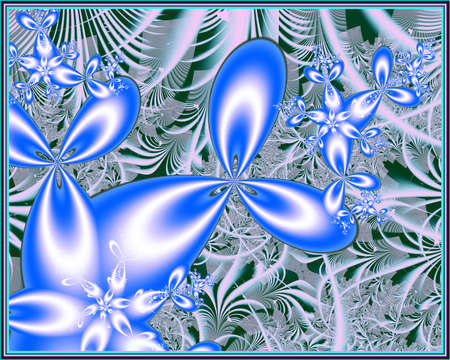 Texture. Abstract fractal. Computer graphics. Illustrationの写真素材