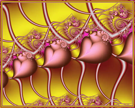 Texture. Abstract fractal. Computer graphics. Illustrationの写真素材