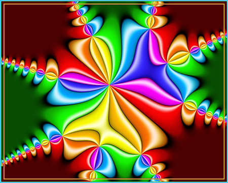 Texture. Abstract fractal. Computer graphics. Illustrationの写真素材
