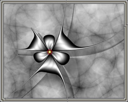 Texture. Abstract fractal. Computer graphics. Illustrationの写真素材