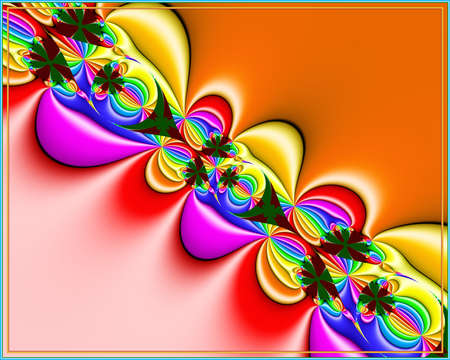 Texture. Abstract fractal. Computer graphics. Illustrationの写真素材