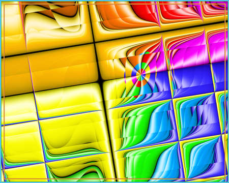 Texture. Abstract fractal. Computer graphics. Illustrationの写真素材