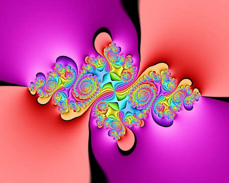 Texture. Abstract fractal. Computer graphics. Illustrationの写真素材