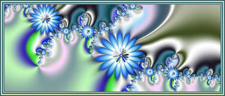 Texture. Abstract fractal. Computer graphics. Illustrationの写真素材