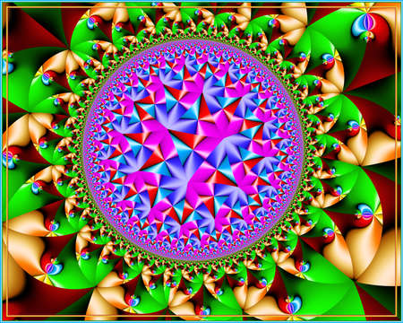 Texture. Abstract fractal. Computer graphics. Illustrationの写真素材