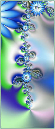 Texture. Abstract fractal. Computer graphics. Illustrationの写真素材