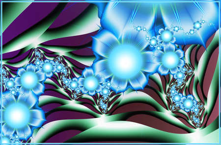 Texture. Abstract fractal. Computer graphics. Illustrationの写真素材
