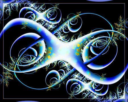 Texture. Abstract fractal. Computer graphics. Illustrationの写真素材