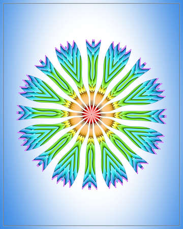 Texture. Abstract fractal. Computer graphics. Illustrationの写真素材