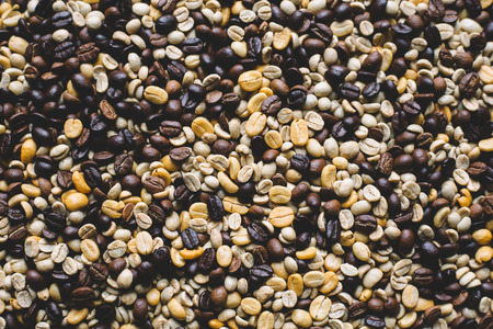 Coffee beans background