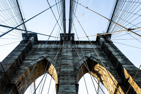 brooklyn bridgeの写真素材