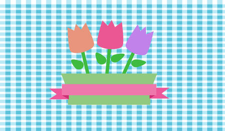 tulip in the containerのイラスト素材