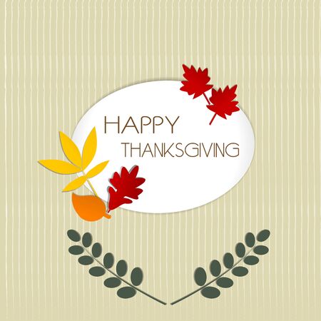 Happy Thanks giving vector.  のイラスト素材