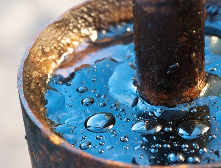  water drop on oil