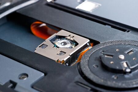 a optical drive lens, macroの写真素材