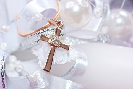 small crucifix on chain