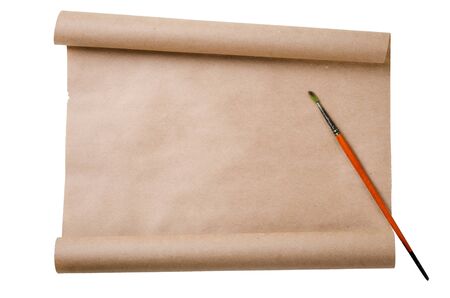 old letter on whiteの写真素材