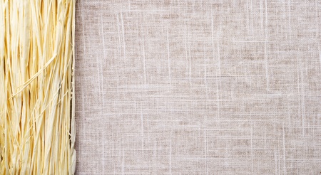 a texture of cloth with ribbon