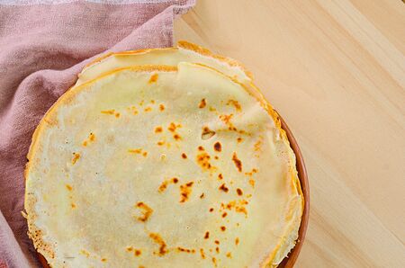 pancakes on a plate