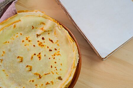 pancakes on a plate