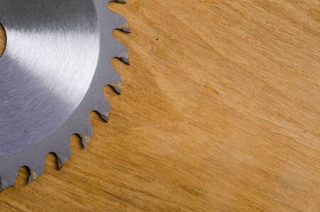 Circular saw blade for wood work on wood board