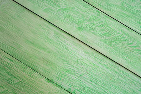green wooden wall. natural green wood backgroundの写真素材