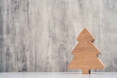 Wooden Christmas treeの写真素材