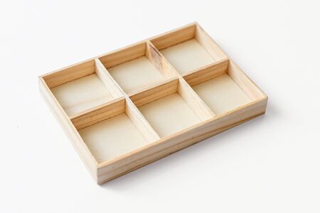 empty wood boxの写真素材