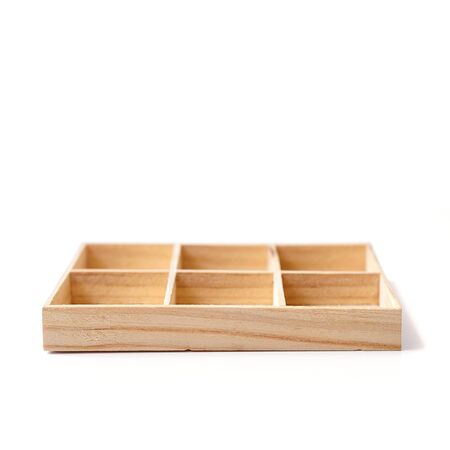 empty wood boxの写真素材