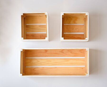 empty wood box