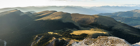 Alps Mountain panorama in Dolomiti Alpsの写真素材