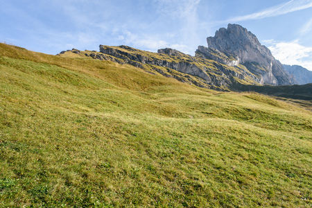 Idyllic landscape in the Alpsの写真素材