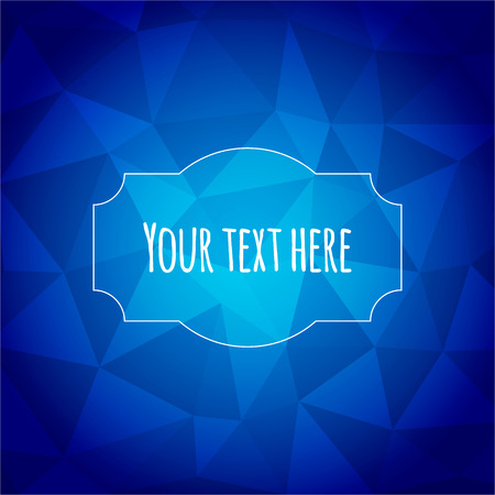 vector geometric abstract background with frame for text or photosのイラスト素材
