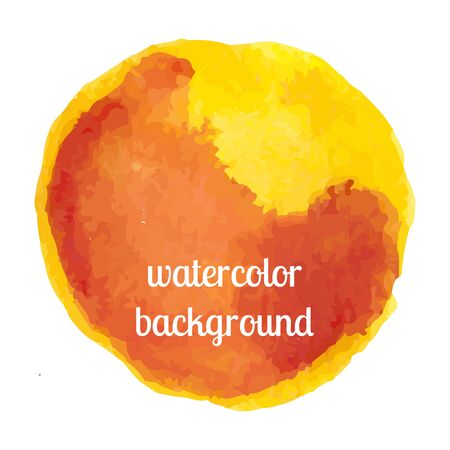 vector watercolor background round, round backgroundのイラスト素材